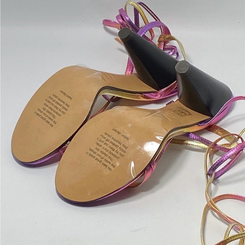 Isabel Marant Aliza Ombré Leather Sandals size 38 - Picture 12 of 13